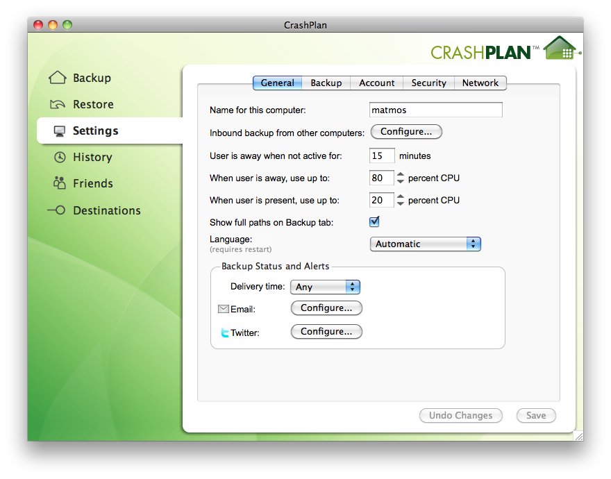 Connecting to headless CrashPlan engine via OSX GUI